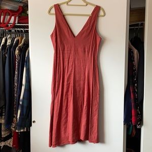 Theory Linen Terra Cotta Sundress